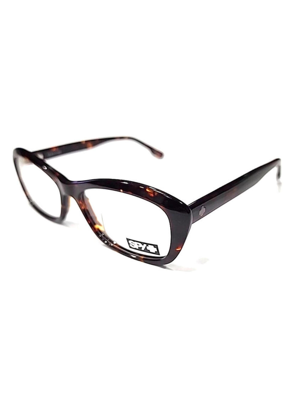 Spy+ Mona Gloss Brown Dark Cat Eyes Eyeglasses 52-17 145